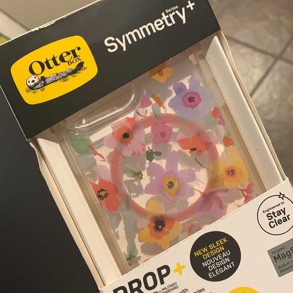 14 pro max otterbox symmetry series flower case - Picture 3 of 5